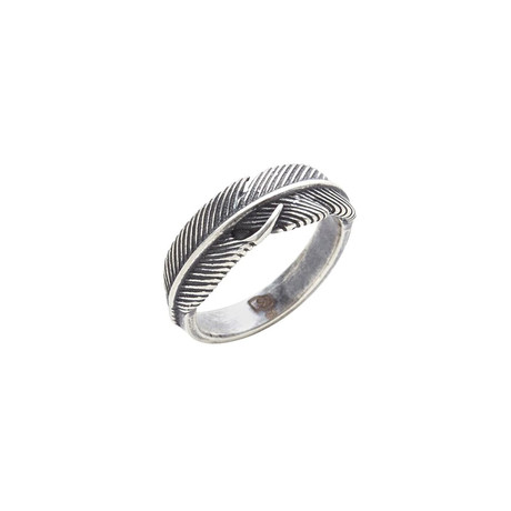 Feather Ring // Silver (6)
