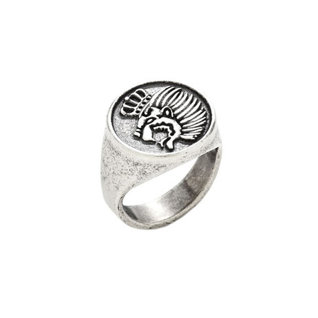 Lion Crest Ring // Silver (6)