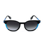 Unisex 294-S D51-9O Sunglasses // Black + Blue