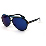 Men's 392-S PJP Sunglasses // Black + Blue