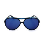 Men's 392-S PJP Sunglasses // Black + Blue
