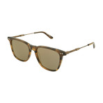 Bottega Veneta // Unisex Square Sunglasses // Bronze + Copper