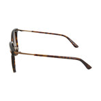 Bottega Veneta // Women's Square Sunglasses // Havana + Bronze