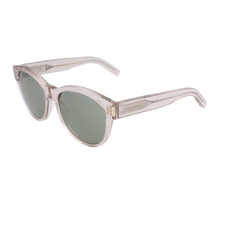 Saint Laurent // Women's Round Sunglasses V1 // Pink + Green