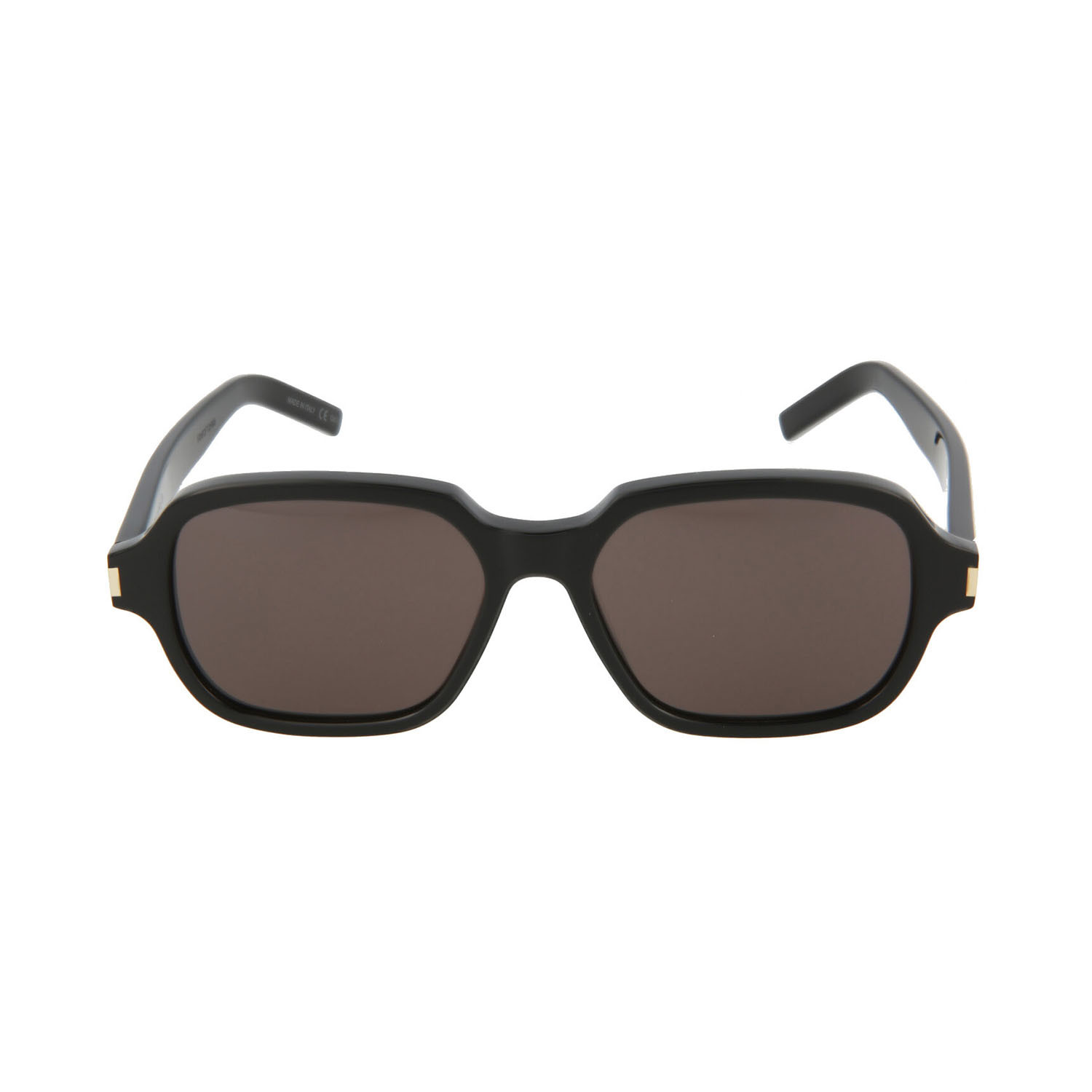 Saint Laurent // Unisex Square Sunglasses // Black + Brown - Saint Laurent & Bottega Veneta