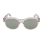 Saint Laurent // Women's Round Sunglasses V1 // Pink + Green