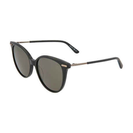 Bottega Veneta // Women's Round Sunglasses // Black