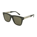 Bottega Veneta // Unisex Square Sunglasses // Black