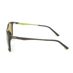 Men's SPL770 Sunglasses // Matte Dark Brown + Yellow