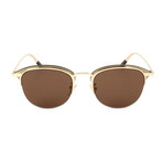 Men's SPL784 Sunglasses // Shiny Gold + Brown