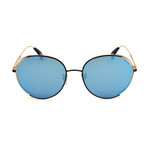 Unisex SPL669G Sunglasses // Gold + Dark Blue