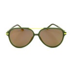 Men's SPL582 Sunglasses // Green + Yellow + Brown