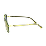 Men's SPL582 Sunglasses // Green + Yellow + Brown