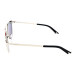 Men's SPL349 Sunglasses // Shiny Palladium + Gray