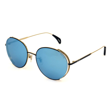 Unisex SPL669G Sunglasses // Gold + Dark Blue