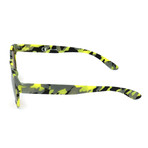 Unisex S1945 Sunglasses // Yellow Gray Camouflage + Brown