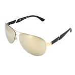 Police // Men's SPL534G Sunglasses // Black + Gold