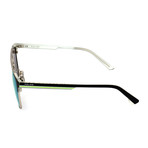 Men's SPL574 Sunglasses // Palladium + Blue Green Mirror