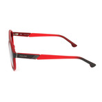 Men's SPL869 Sunglasses // Matte Red + Gray