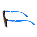 Men's SPL529 Sunglasses // Dark Havana + Blue