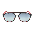 Men's SPL869 Sunglasses // Matte Red + Gray