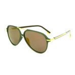 Men's SPL582 Sunglasses // Green + Yellow + Brown