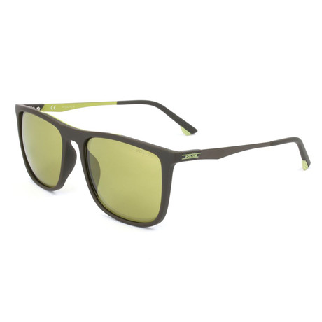 Men's SPL770 Sunglasses // Matte Dark Brown + Yellow