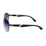 Men's SPL534G Sunglasses // Black + Blue Gradient