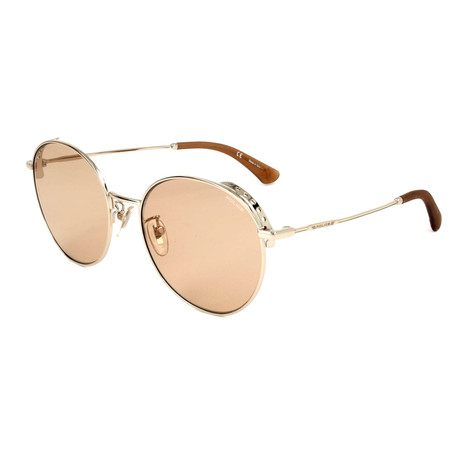 Men's SPL637C Sunglasses // Gold + Light Brown