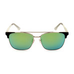 Men's SPL574 Sunglasses // Palladium + Blue Green Mirror