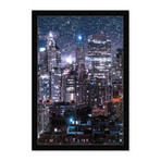 NYC At Night Lights (26.0"H x 18.0"W x 0.5"D)