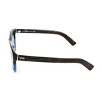 Men's TO0244 55V Sunglasses // Black + Blue