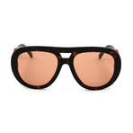 Women's TO0239 52E Sunglasses // Dark Havana