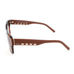 Women's TO0224 54J Sunglasses // Red Havana