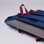 Johannes Backpack // Evening Blue + Natrual