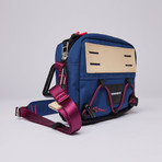 Douglas Messenger Bag // Evening Blue + Natrual