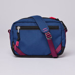 Douglas Messenger Bag // Evening Blue + Natrual