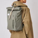 Dante Backpack // Dusty Green + Natural