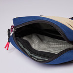 Douglas Messenger Bag // Evening Blue + Natrual