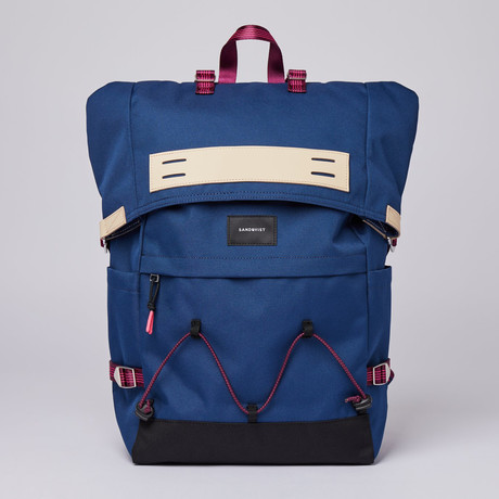 Christoffer Backpack // Evening Blue + Natural