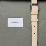 Dante Backpack // Dusty Green + Natural