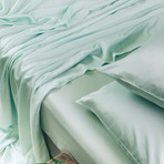 Bamboo Lyocell Sheet Set // Paradise Green (Queen)