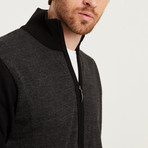 Ian Full Zip Sweater // Black (Medium)