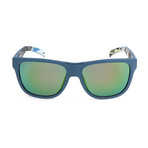 Unisex Lowdown Slim sunglasses // Blue