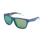 Unisex Lowdown Slim sunglasses // Blue