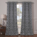 Charlotte Geometric Blackout Curtain Set // Set of 2