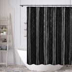 Zane Metallic Diamond Shower Curtain