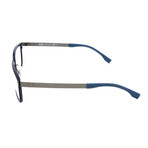 Men's 0726-KDN Optical Frames // Solid Blue + Ruthenium