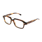 Men's 1001-KVI Optical Frames // Striped Brown