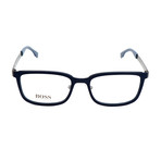 Men's 0726-KDN Optical Frames // Solid Blue + Ruthenium